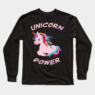 unicorn gift, unicorns slogan Long Sleeve T-Shirt